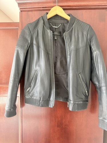 Mango leather jacket size - mango,