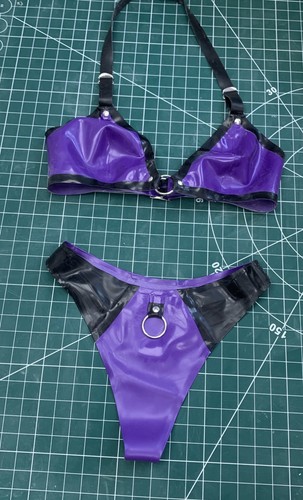 Bondage bra and thong set - bondage,
