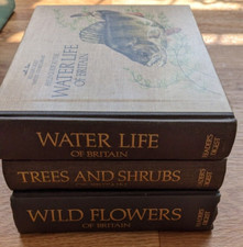 Vintage Readers Digest Field Guide Books. Water Life, Trees & Shrubs wild flower