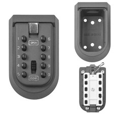 Outdoor Wall Mounted Push Button Combination Key Safe Storage Security Lock