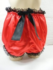SISSY ADULT BABY RED SATIN