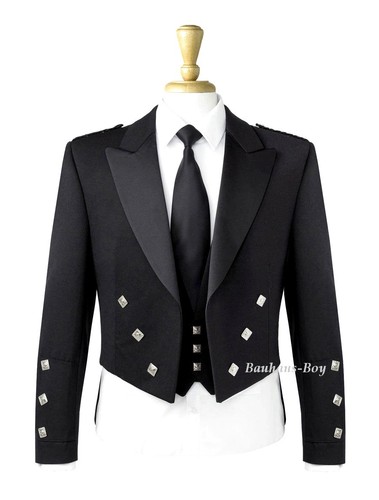 Prince charlie kilt jacket - jacket, &