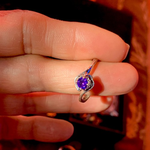 Vintage silverplate solitaire - silverplate,