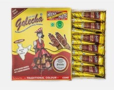12 Golecha Maroon Brown HENNA BRIDAL MEHNDI CONE *Bargain* PRICE UK Seller