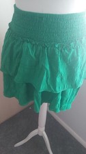 Green Rara Elasticated Skirt