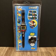 Nelsonic Nintendo Super Mario World Game Watch w Headphones Mint CIB Rare 🔥