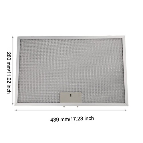 Aluminized grease filter - aluminized, for