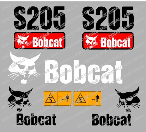 Bobcat s205 skid steer decal - bobcat,