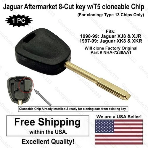 Jaguar cut tibbe key blank - 8-cut,