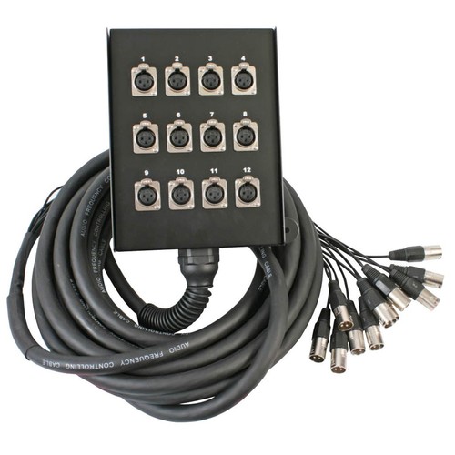 Audio multicore xlr 10m - multicore, 12/0