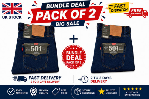 Levis 501 mens denim - 501, jeans