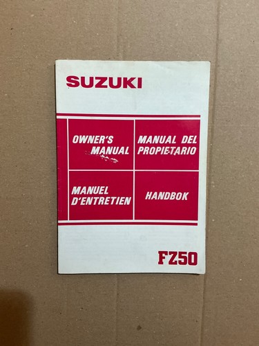 Rare genuine suzuki owners - rare,