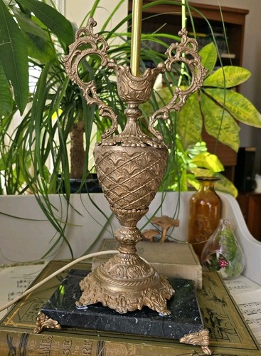 Antique french table lamp - antique,