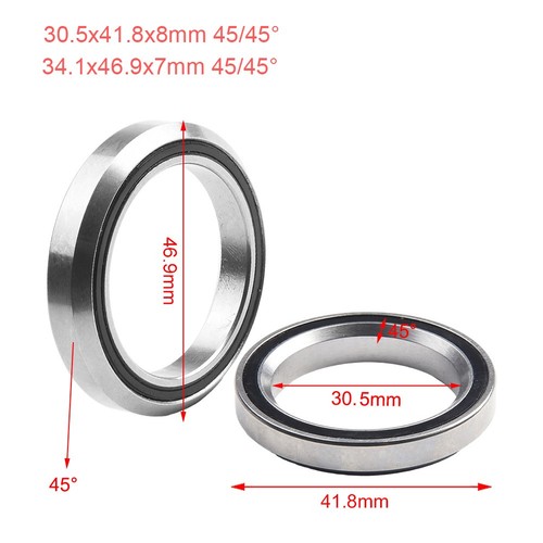 Bike headset bearing mhp08h8 - headset,
