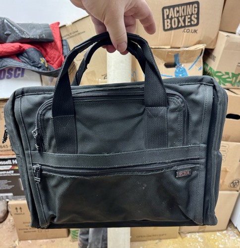 Tumi black ballistic nylon - black,