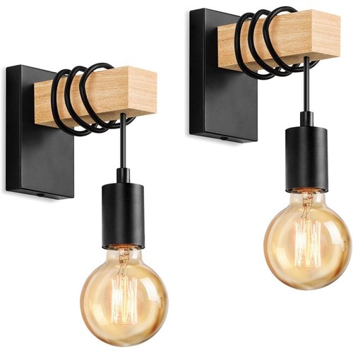 Wooden wall light pack - wooden,