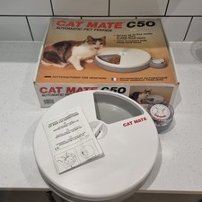 Cat Mate C50 Automatic Pet Feeder - Serves 5 Meal - With Ice Pack - Boxed