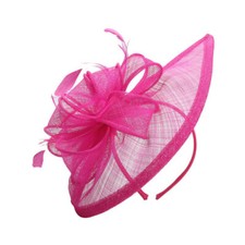 Large Headband Alice Band Tear Drop Fascinator Hat Ladies Day Races Royal Ascot