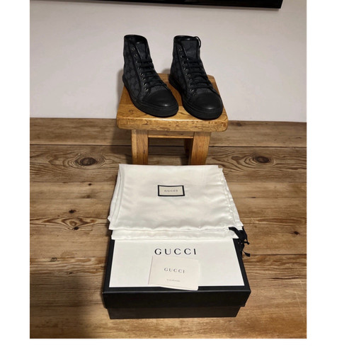Gucci high logo print - gg,