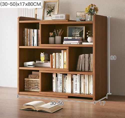 Wooden shelf bookcase - wooden, shelving