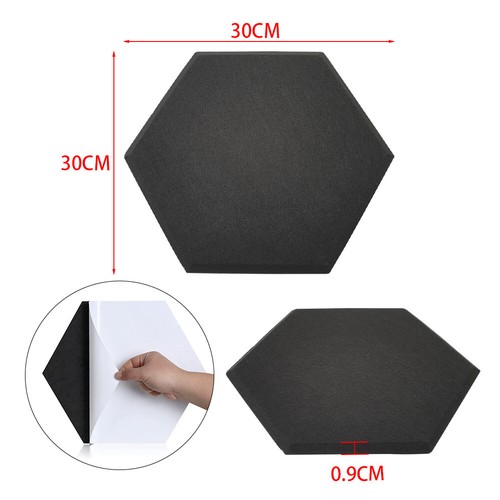 12pcs hexagon self adhesive - self,