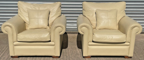 Duresta garrick cream leather - cream,