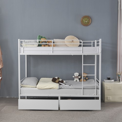 3ft metal single bunk beds - metal,