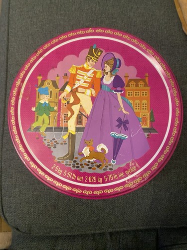 Vintage quality street tin - vintage,