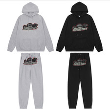 2025HOT Trap Black/Blue,Grey/Blue jogger Hoodie Shooters & Tracksuit star