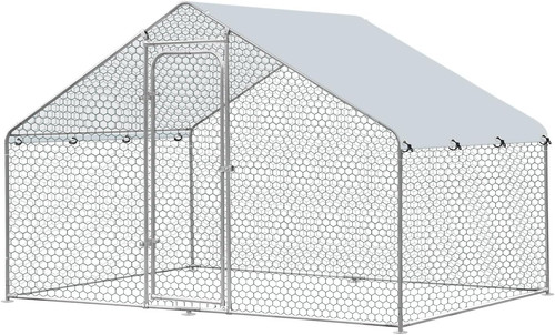 Large metal chicken coop - large,