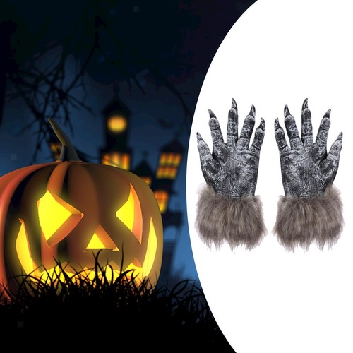 Halloween wolf gloves werewolf - wolf,