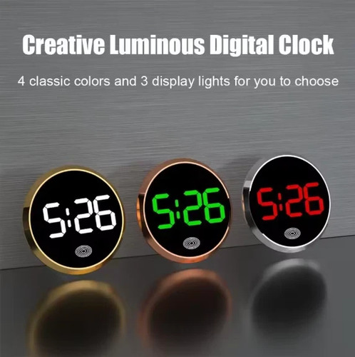 Led car clock - car,