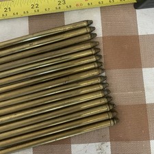 Antique Vintage Brass 24” Stair Rods x 15 Rods Only Salvage 6mm / 1/4” Approx