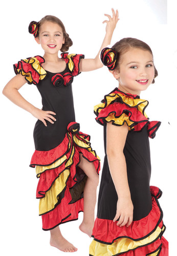 Rumba girls costume child - rumba,