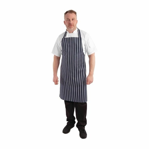 Whites butchers apron blue - butchers,