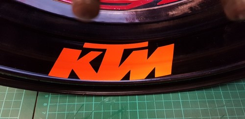 Ktm wheel stickers - ktm, duke