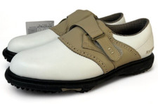 FOOTJOY Women's Genuine Leather AQL Beige White Golf Shoes UK4 BNIB