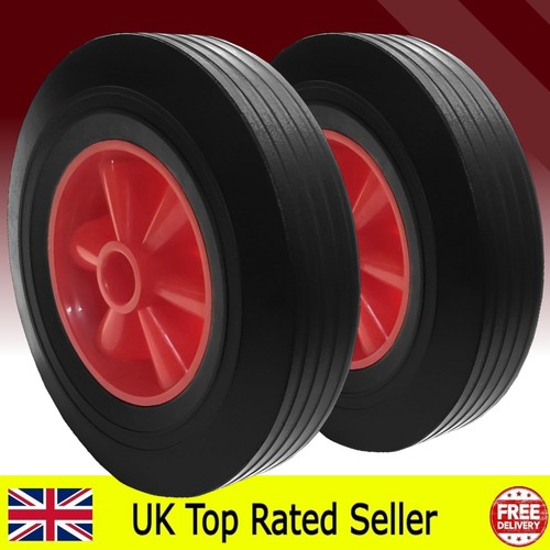 Solid rubber wheels off - 10",