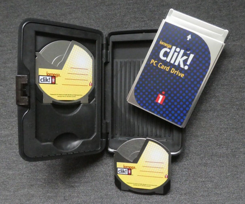 Vintage iomega clik - iomega, 40mb