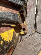 Reclaimed Vintage Cast Iron Rain Water gutter Hopper Very good condition .