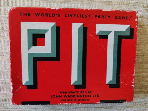 Pit vintage card - pit,