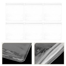  100 Pcs Pvc Anti Tarnish Jewelry Bags Small for Plastic with Zipper