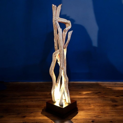 Driftwood floor lamp - driftwood,