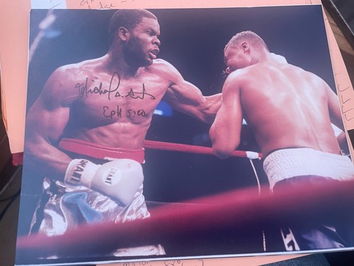 Michael grant signed boxing - michael,