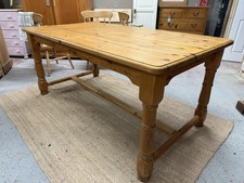 Solid pine refectory - solid, table