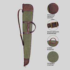 Green Canvas Shotgun Slip Cover Hunting Gun Slip Bag Shooting Gun Case