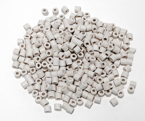 Ceramic raschig rings 140g - ceramic,