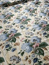 Vintage Colefax & Fowler ‘Hydrangea’ 1983 Fabric- 190cm x 135cm