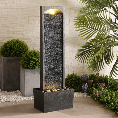 Led waterfall fountain 5 - fountain, 38.5
