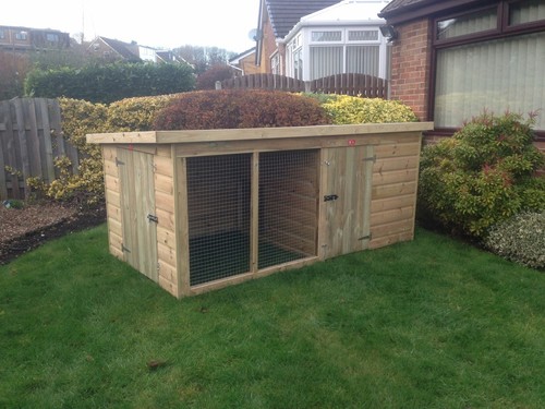 Dog kennel and run 10x4 - kennel,